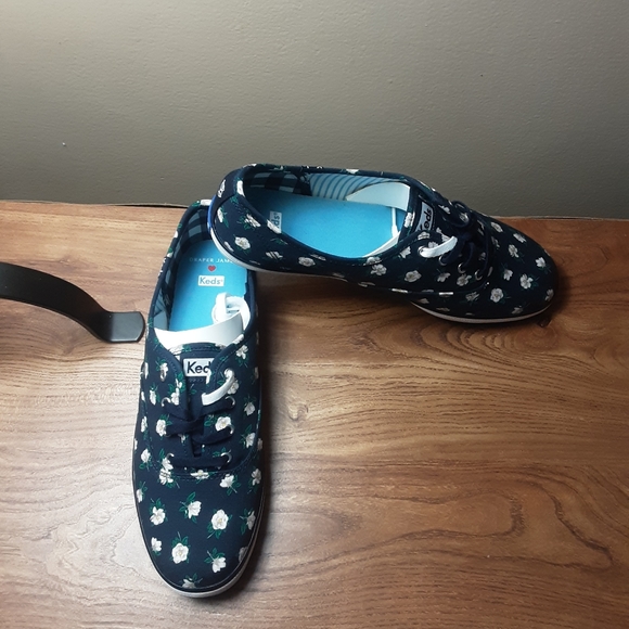 Keds Navy Draper James Champion Magnolia Sneaker - Picture 6 of 12